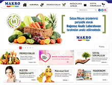 Tablet Screenshot of makromarket.com.tr